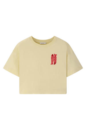 T-shirt - lichtgeel