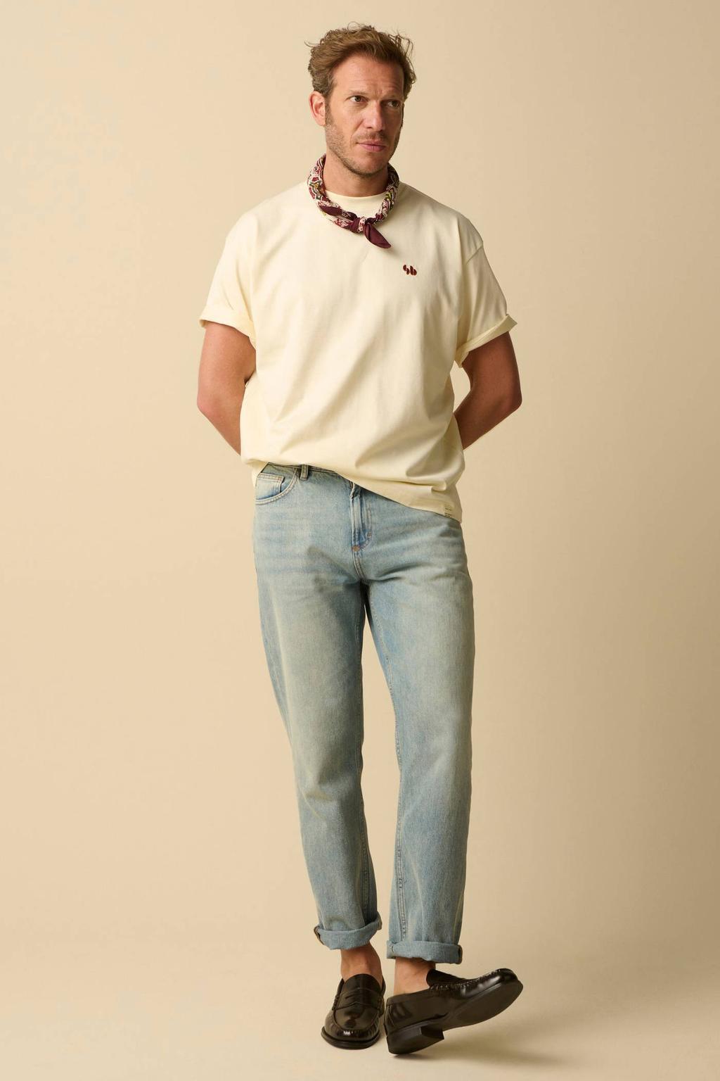 Sissy-Boy relaxed T-shirt met backprint ecru