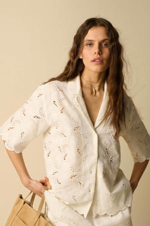 broderie blouse - wit