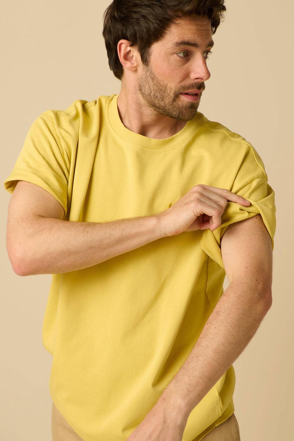 Sissy-Boy regular T-shirt geel