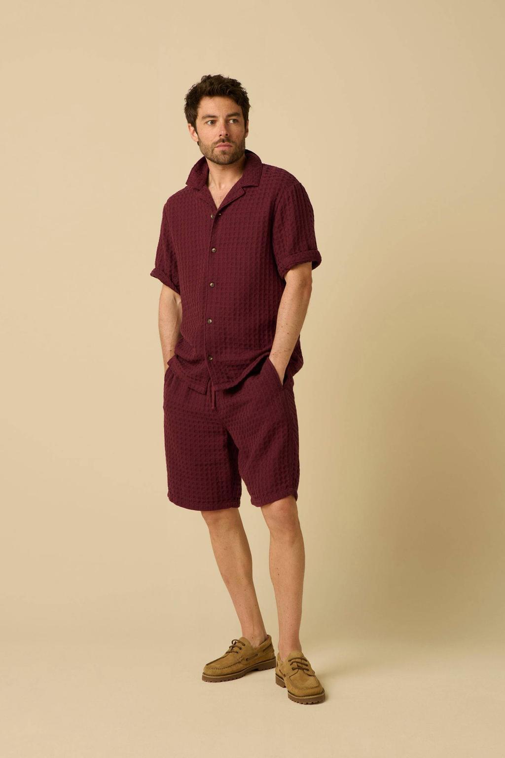 Sissy-Boy regular casual short donkerrood
