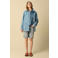 Sissy-Boy katoenen baggy denim short - blauw