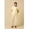Sissy-Boy regular fit chino met linnen - wit