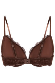thumbnail: Hunkemöller voorgevormde push-up bh Marine bruin