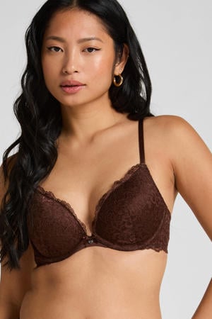 voorgevormde push-up bh Marine bruin