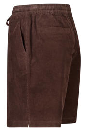 thumbnail: America Today katoenen relaxed fit short met elastische boord - bruin