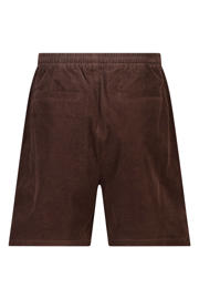 thumbnail: America Today katoenen relaxed fit short met elastische boord - bruin