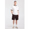 America Today katoenen relaxed fit short met elastische boord - bruin