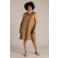 Yest Curve linnen zomerjurk beige
