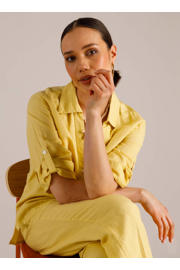 thumbnail: Yest blouse met linnen geel