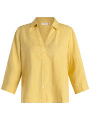thumbnail: Yest blouse met linnen geel