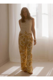 thumbnail: Yest high waist broek geel