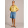 Yest regular waist short light blue denim