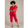 Yest Curve top met linnen rood