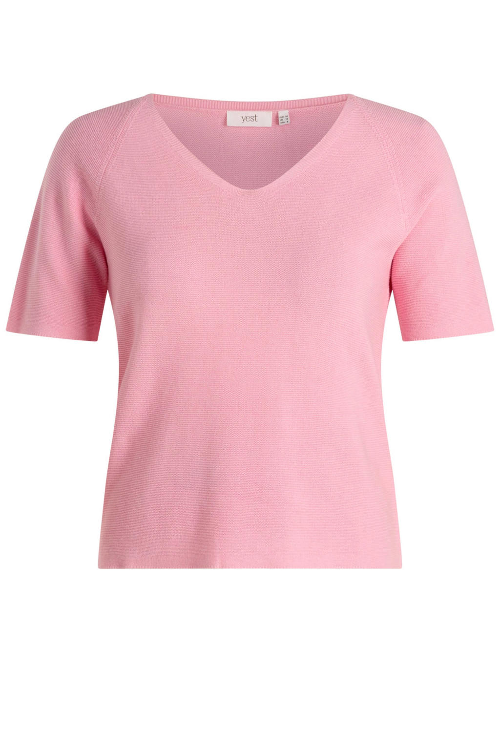 Yest fijn gebreide top roze
