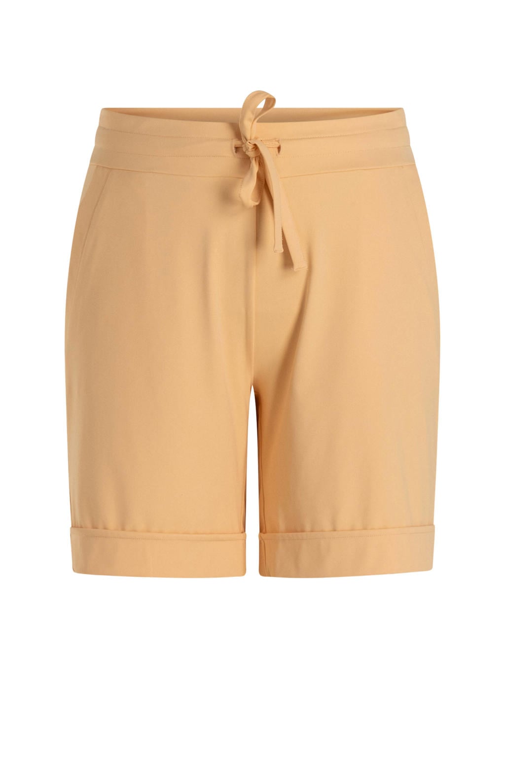 Yest straight regular waist casual short geel