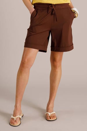 straight regular waist casual short bruin