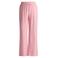 Yest Curve straight high waist broek met linnen roze