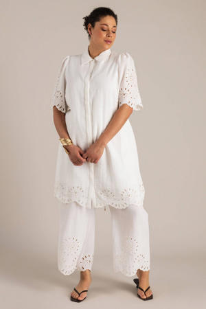 tuniek broderie wit