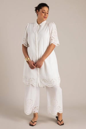 tuniek broderie wit