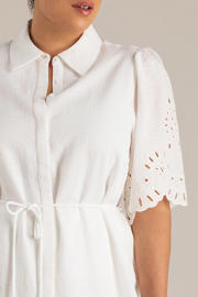 thumbnail: Yest Curve tuniek broderie wit