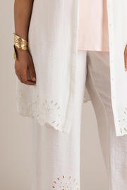 thumbnail: Yest Curve tuniek broderie wit