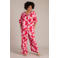 Yest Curve regular waist gebloemde casual broek rood
