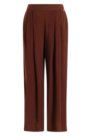 thumbnail: Yest Curve straight high waist broek donkerbruin