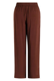 thumbnail: Yest Curve straight high waist broek donkerbruin