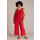 Yest Curve top fijn gebreid rood
