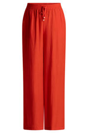 thumbnail: Yest Curve straight high waist broek rood