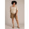 Yest Curve vest gehaakt beige