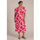 Yest Curve gebloemde zomerjurk rood