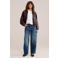 WE Fashion Blue Ridge barrel jeans dark blue denim