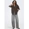 ONLY gestreepte blouse - bruin