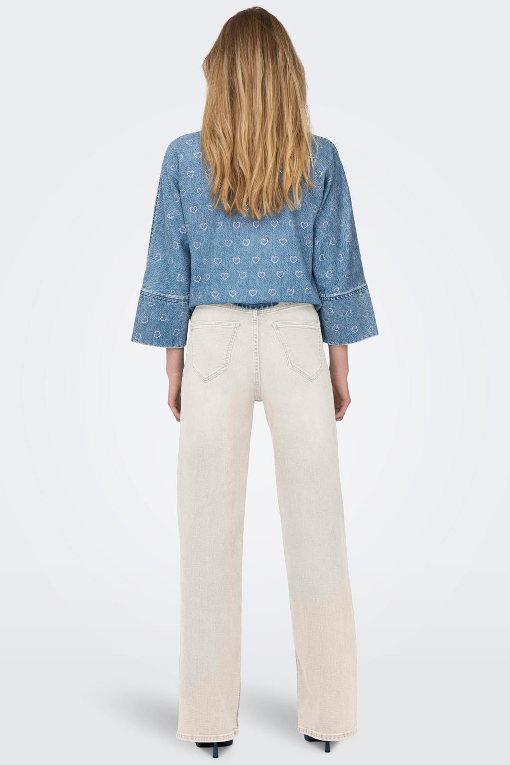 ONLY ONLHANNAH high waist wide leg jeans