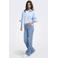 ONLY Onltheila Hw Vis But Flared Dnm flared jeans - lichtblauw