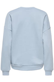 thumbnail: ONLY sweater met tekst - lichtblauw