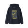NAME IT KIDS rechtvallend hoodie met print - donkerblauw