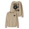 NAME IT KIDS sweater met backprint - lichtbruin