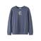 NAME IT KIDS sweater met backprint - blauw