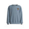 NAME IT KIDS sweater met backprint grijsblauw