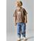 NAME IT MINI mom jeans NMFBELLA met strikjes medium blue denim