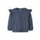 NAME IT MINI sweater met ruches - blauw