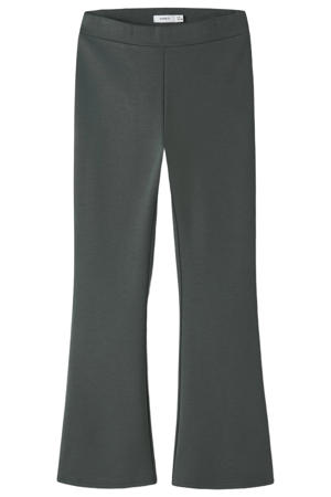 bootcut regular waist legging donkergroen