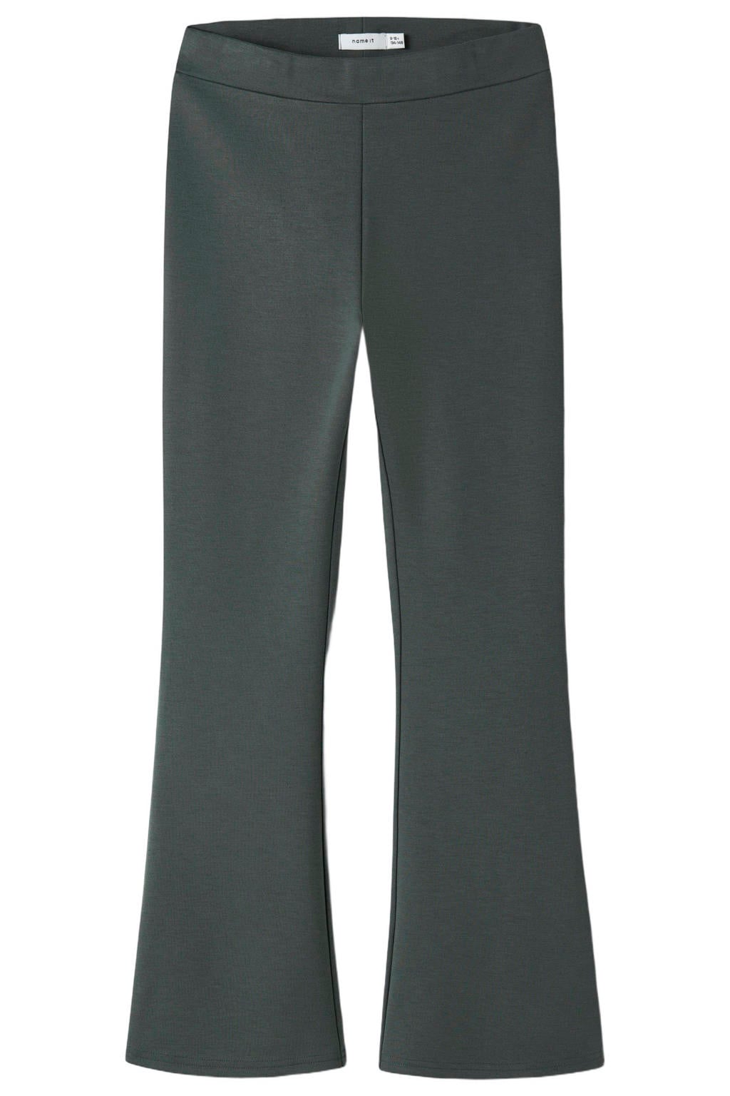 NAME IT KIDS bootcut regular waist legging donkergroen