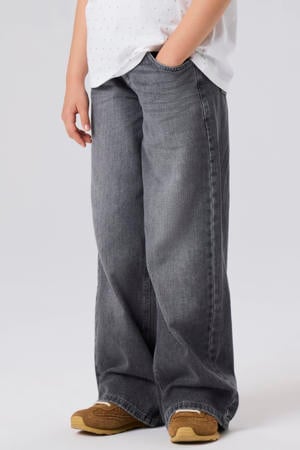 wide leg jeans NKFROSE grey denim