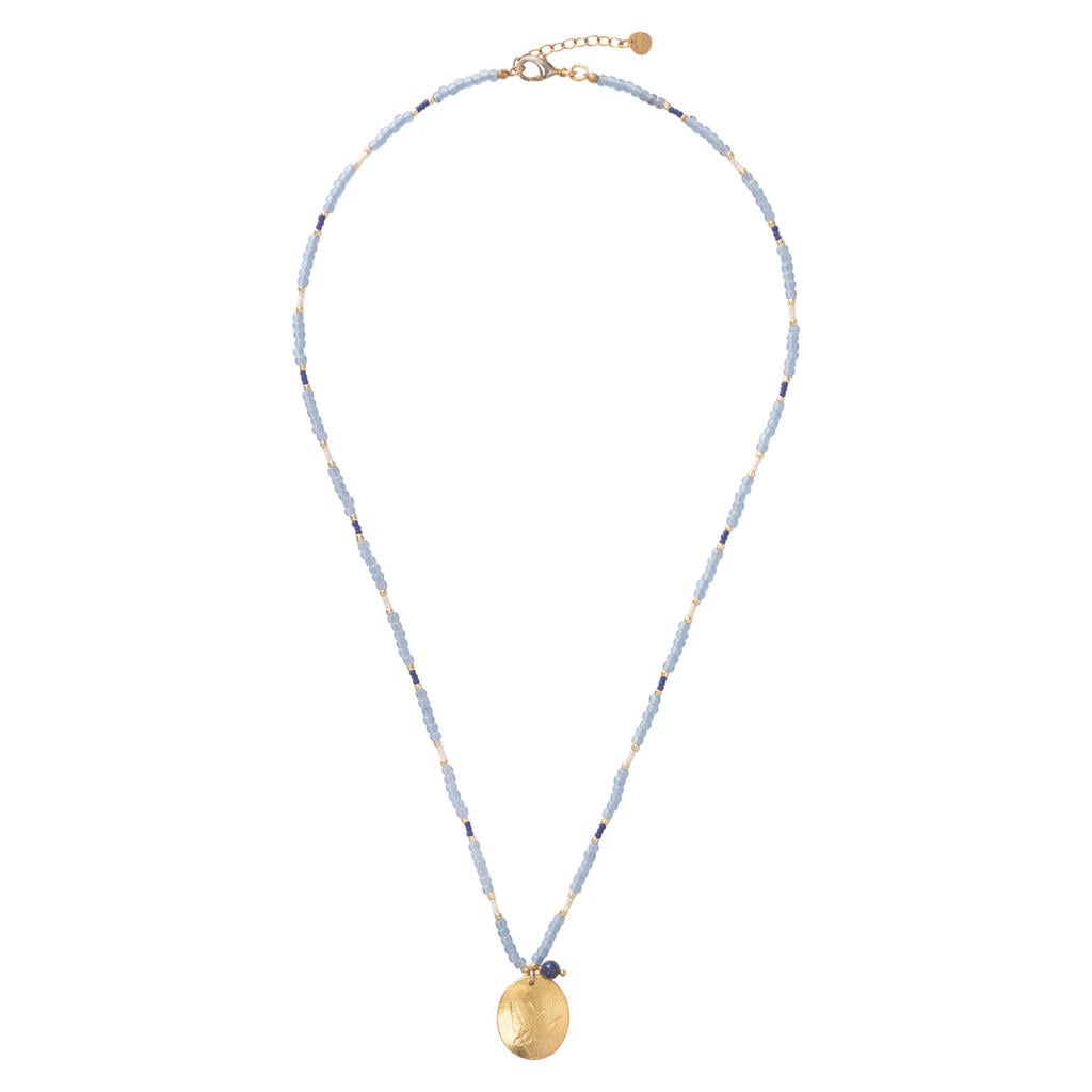 A Beautiful Story ketting Prayer Lapis Lazuli