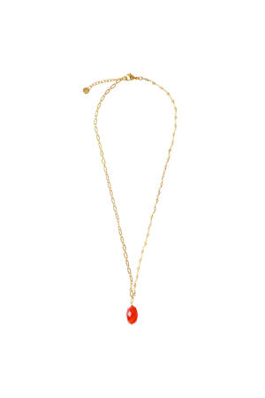 ketting Celebration Citrine Carnelian