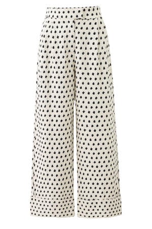 high waist broek ecru